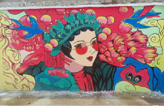 新昌墙体彩绘-网红墙