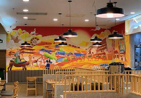 新昌商业空间彩绘介绍。