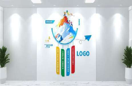 新昌公司企业形象墙的工艺材料有哪些？