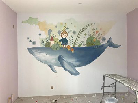 新昌手绘墙的特点及优势。